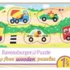 Ravensburger Kinderpuzzle - 03236 Allererste Fahrzeuge - My First Wooden Puzzle Mit 5 Teilen - Puzzle Für Kinder Ab 1,5 Jahren - Holzpuzzle -Ravensburger Geschäft 03236