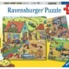Ravensburger Kinderpuzzle - 05078 Viel Los Auf Dem Bauernhof - Puzzle Für Kinder Ab 5 Jahren, Mit 3x49 Teilen -Ravensburger Geschäft 05078