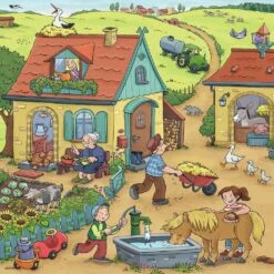 Ravensburger Kinderpuzzle - 05078 Viel Los Auf Dem Bauernhof - Puzzle Für Kinder Ab 5 Jahren, Mit 3x49 Teilen -Ravensburger Geschäft 05078 2