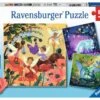 Ravensburger Kinderpuzzle - 05181 Einhorn, Drache Und Fee - Puzzle Für Kinder Ab 5 Jahren, Mit 3x49 Teilen -Ravensburger Geschäft 05181