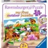 Ravensburger Kinderpuzzle - 05609 Liebe Bauernhoftiere -my First Outdoor Puzzles Mit 12 Teilen - Puzzle Für Kinder Ab 2 Jahren
