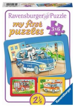 Ravensburger Kinderpuzzle - 05630 Tiere Im Einsatz - 3x6 Teile Rahmenpuzzle Für Kinder Ab 2,5 Jahren