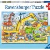 Ravensburger Kinderpuzzle - 07800 Viel Zu Tun Auf Der Baustelle - Puzzle Für Kinder Ab 4 Jahren, Mit 2x24 Teilen -Ravensburger Geschäft 07800