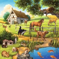 Ravensburger Kinderpuzzle - 09265 Wald-/Zoo-/Haustiere - Puzzle Für Kinder Ab 5 Jahren, Mit 3x49 Teilen -Ravensburger Geschäft 09265 2