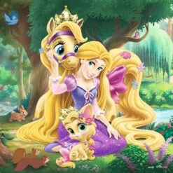 Ravensburger Kinderpuzzle - 09346 Palace Pets - Belle, Cinderella Und Rapunzel - Puzzle Für Kinder Ab 5 Jahren, Disney-Puzzle Mit 3x49 Teilen -Ravensburger Geschäft 09346 3