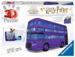 Ravensburger 3D Puzzle Knight Bus Harry Potter 11158 - Der Fahrende Ritter Als 3D Puzzle Fahrzeug - 216 Teile - Ab 8 Jahren