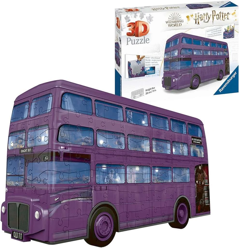 Ravensburger 3D Puzzle Knight Bus Harry Potter 11158 - Der Fahrende Ritter Als 3D Puzzle Fahrzeug - 216 Teile - Ab 8 Jahren 5 Ravensburger 3D Puzzle Knight Bus Harry Potter 11158 - Der Fahrende Ritter Als 3D Puzzle Fahrzeug - 216 Teile - Ab 8 Jahren – Bild 3