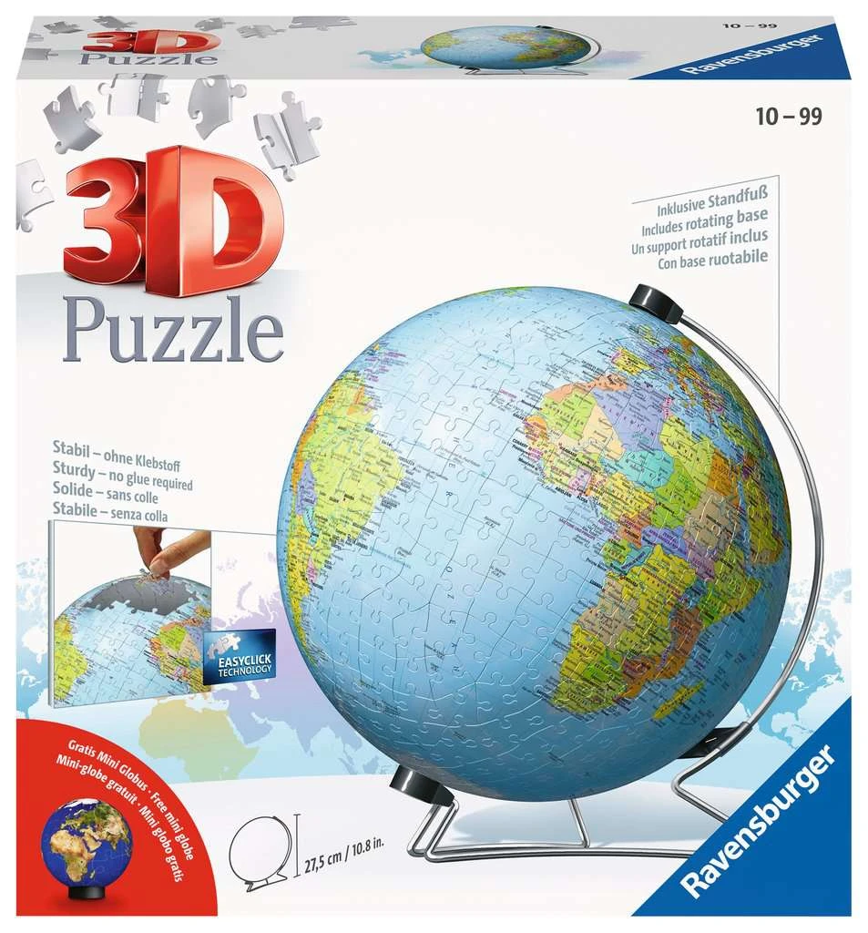 Ravensburger 3D Puzzle 11159 - Puzzle-Ball Globus In Deutscher Sprache - 540 Teile - Puzzle-Ball Globus Für Erwachsene Und Kinder Ab 10 Jahren 3 Ravensburger 3D Puzzle 11159 - Puzzle-Ball Globus In Deutscher Sprache - 540 Teile - Puzzle-Ball Globus Für Erwachsene Und Kinder Ab 10 Jahren