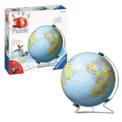 Ravensburger 3D Puzzle 11159 - Puzzle-Ball Globus In Deutscher Sprache - 540 Teile - Puzzle-Ball Globus Für Erwachsene Und Kinder Ab 10 Jahren 7 Ravensburger 3D Puzzle 11159 - Puzzle-Ball Globus In Deutscher Sprache - 540 Teile - Puzzle-Ball Globus Für Erwachsene Und Kinder Ab 10 Jahren -Ravensburger Geschäft 11159 2