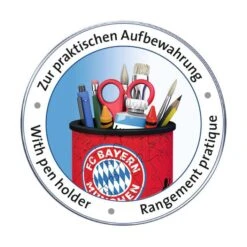 Ravensburger 3D Puzzle 11215 - Utensilo FC Bayern - 54 Teile - Stiftehalter Für FC Bayern München Fans Ab 6 Jahren, Schreibtisch-Organizer Für Kinder -Ravensburger Geschäft 11215 3