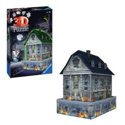 Ravensburger 3D Puzzle Gruselhaus Bei Nacht 11254 - 216 Teile - Für Halloween Fans Ab 8 Jahren -Ravensburger Geschäft 11254 2