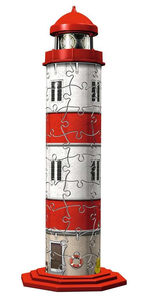 Ravensburger 3D Puzzle 11273 - Mini Leuchtturm - 54 Teile - Ab 8 Jahren 4 Ravensburger 3D Puzzle 11273 - Mini Leuchtturm - 54 Teile - Ab 8 Jahren – Bild 2