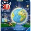Ravensburger 3D Puzzle 11274 - Kinderglobus Mit Licht In Deutscher Sprache - 180 Teile - Beleuchteter Globus Für Kinder Ab 6 Jahren 1 Ravensburger 3D Puzzle 11274 - Kinderglobus Mit Licht In Deutscher Sprache - 180 Teile - Beleuchteter Globus Für Kinder Ab 6 Jahren -Ravensburger Geschäft 11274