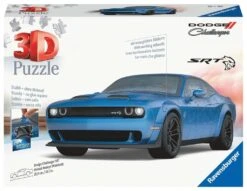 Ravensburger 3D Puzzle 11283 - Dodge Challenger SRT Hellcat Redeye Widebody - Das Stärkste Muscle Car Der Welt Als 3D Puzzle Auto - 108 Teile - Für Dodge Fans Ab 10 Jahren