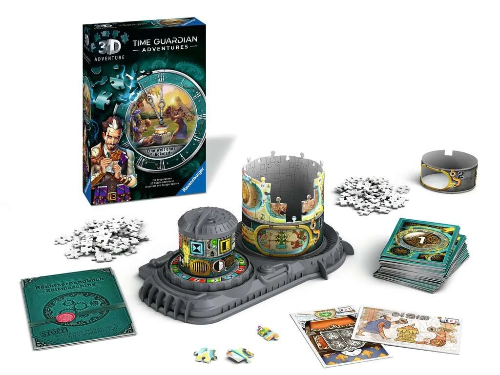 Ravensburger 3D Adventure 11540 TIME GUARDIAN ADVENTURES - Eine Welt Ohne Schokolade - Escape Room Spiel, Für 1 Bis 4 Spieler - Kooperatives 3D Puzzle Abenteuer - Einmaliges Event-Spiel Ab 12 Jahren 5 Ravensburger 3D Adventure 11540 TIME GUARDIAN ADVENTURES - Eine Welt Ohne Schokolade - Escape Room Spiel, Für 1 Bis 4 Spieler - Kooperatives 3D Puzzle Abenteuer - Einmaliges Event-Spiel Ab 12 Jahren – Bild 3