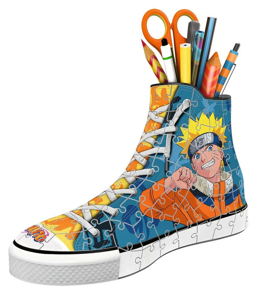 Ravensburger 3D Puzzle 11543 Sneaker Naruto - Praktischer Stiftehalter - 108 Teile - Schreibtisch-Organizer Für Kinder Ab 8 Jahren 4 Ravensburger 3D Puzzle 11543 Sneaker Naruto - Praktischer Stiftehalter - 108 Teile - Schreibtisch-Organizer Für Kinder Ab 8 Jahren – Bild 2