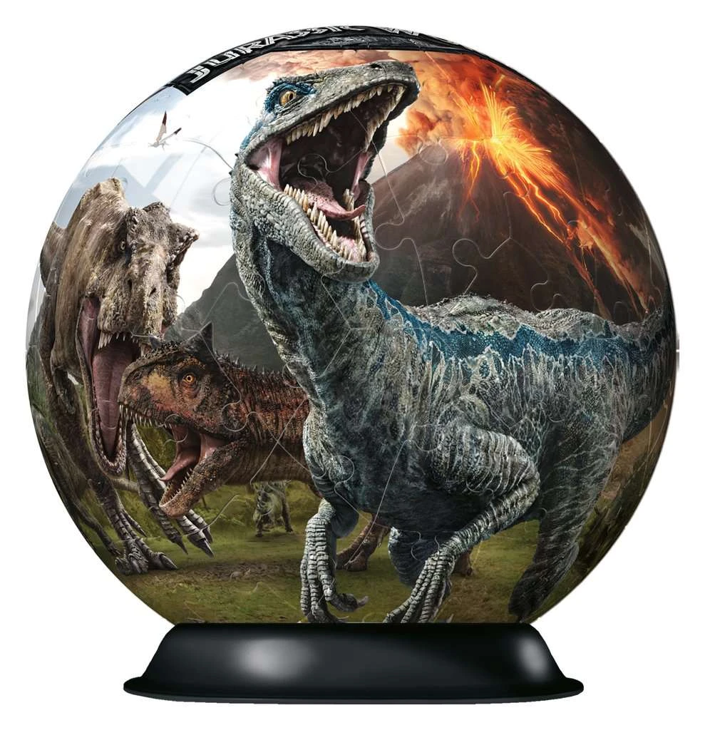 Ravensburger 3D Puzzle 11757 - Puzzle-Ball Jurassic World - 72 Teile - Puzzle-Ball Für Dinosaurier-Fans Ab 6 Jahren 4 Ravensburger 3D Puzzle 11757 - Puzzle-Ball Jurassic World - 72 Teile - Puzzle-Ball Für Dinosaurier-Fans Ab 6 Jahren – Bild 2