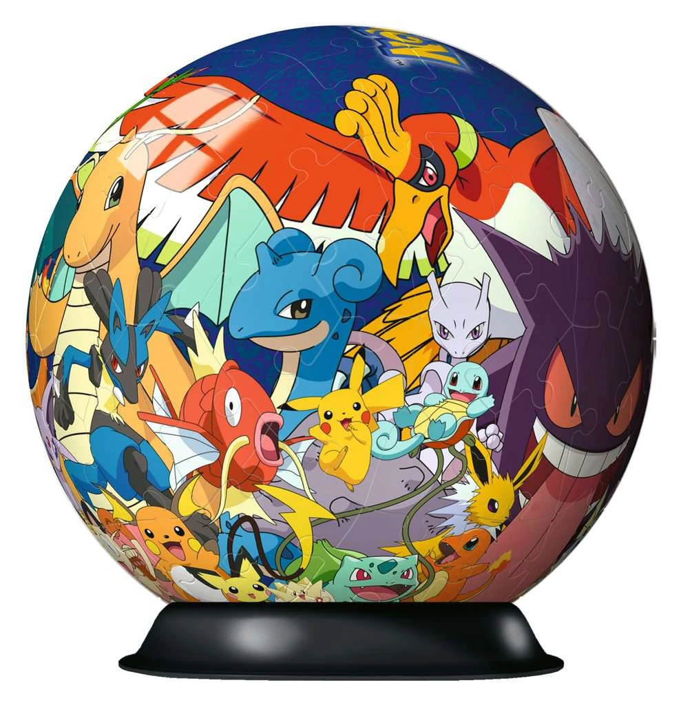 Ravensburger 3D Puzzle 11785 - Puzzle-Ball Pokémon - 72 Teile - Puzzle-Ball Für Pokémon Fans Ab 6 Jahren 4 Ravensburger 3D Puzzle 11785 - Puzzle-Ball Pokémon - 72 Teile - Puzzle-Ball Für Pokémon Fans Ab 6 Jahren – Bild 2