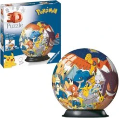 Ravensburger 3D Puzzle 11785 - Puzzle-Ball Pokémon - 72 Teile - Puzzle-Ball Für Pokémon Fans Ab 6 Jahren 8 Ravensburger 3D Puzzle 11785 - Puzzle-Ball Pokémon - 72 Teile - Puzzle-Ball Für Pokémon Fans Ab 6 Jahren -Ravensburger Geschäft 11785 2