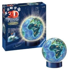 Ravensburger 3D Puzzle Erde Im Nachtdesign Nachtlicht 11844 - Puzzle-Ball - 72 Teile - Für Globus Fans Ab 6 Jahren -Ravensburger Geschäft 11844 2