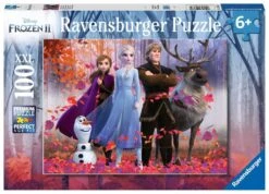 Ravensburger Kinderpuzzle - 12867 Magie Des Waldes - Disney Frozen-Puzzle Für Kinder Ab 6 Jahren, Mit 100 Teilen Im XXL-Format