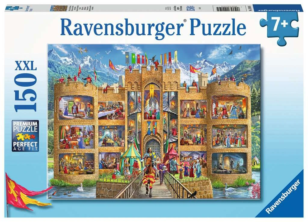 Ravensburger Kinderpuzzle - 12919 Blick In Die Ritterburg - Ritter-Puzzle Für Kinder Ab 7 Jahren, Mit 150 Teilen Im XXL-Format 3 Ravensburger Kinderpuzzle - 12919 Blick In Die Ritterburg - Ritter-Puzzle Für Kinder Ab 7 Jahren, Mit 150 Teilen Im XXL-Format