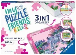 Ravensburger - 13275 3in1 Organizer Für Kinderpuzzle In Rosa - Puzzle-Aufbewahrung Für Kinder Ab 6 Jahren, Mit Puzzlematte, Puzzle-Sortierschale Und Puzzlerahmen