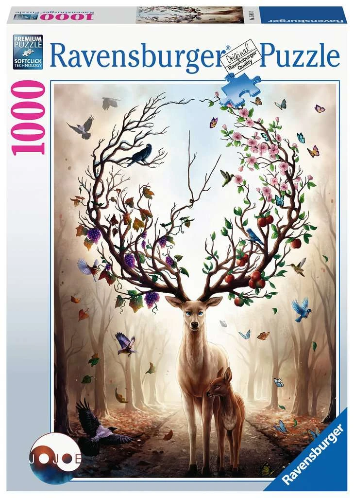 Ravensburger Puzzle 15018 - Magischer Hirsch - 1000 Teile Puzzle Für Erwachsene Und Kinder Ab 14 Jahren, Puzzle Mit Hirsch-Motiv 3 Ravensburger Puzzle 15018 - Magischer Hirsch - 1000 Teile Puzzle Für Erwachsene Und Kinder Ab 14 Jahren, Puzzle Mit Hirsch-Motiv