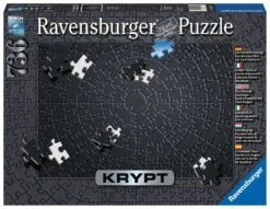 Ravensburger Puzzle 15260 - Krypt Puzzle Schwarz - Schweres Puzzle Für Erwachsene Und Kinder Ab 14 Jahren, Mit 736 Teilen