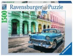 Ravensburger Puzzle 16710 - Cars Cuba - 1500 Teile Puzzle Für Erwachsene Und Kinder Ab 14 Jahren