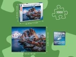 Ravensburger Puzzle 17081 - Hamnoy, Lofoten - 3000 Teile Puzzle Für Erwachsene Und Kinder Ab 14 Jahren, Puzzle Mit Landschafts-Motiv Von Norwegen -Ravensburger Geschäft 17081 2