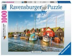 Ravensburger Puzzle - Romantische Hafenwelt Von Ahrenshoop - Deutschland Collection 1000 Teile
