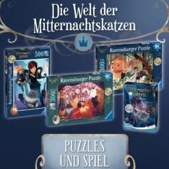 Ravensburger Puzzle 17146 - Auf Der Suche Nach Königin Quinn - 500 Teile Mitternachtskatzen Puzzle Für Erwachsene Und Kinder Ab 12 Jahren -Ravensburger Geschäft 17146 3