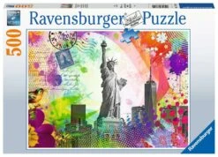Ravensburger Puzzle 17379 Postkarte Aus New York - 500 Teile Puzzle Für Erwachsene Und Kinder Ab 12 Jahren