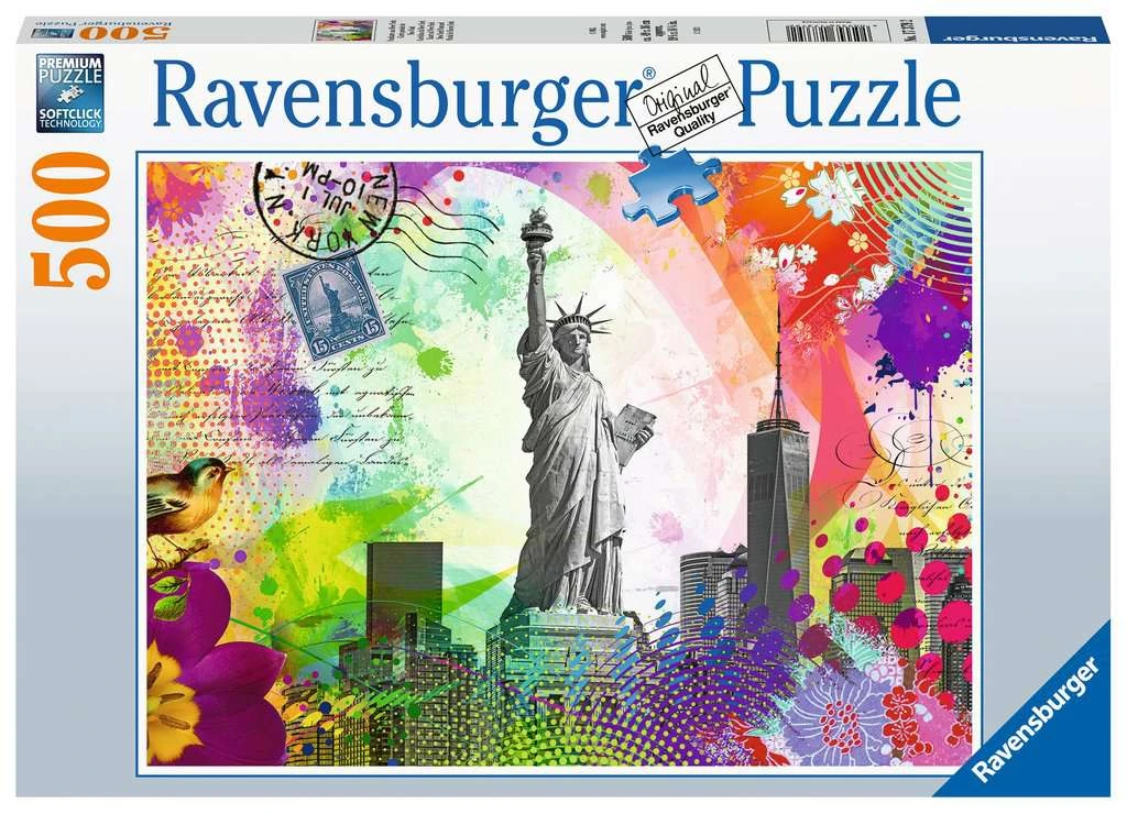 Ravensburger Puzzle 17379 Postkarte Aus New York - 500 Teile Puzzle Für Erwachsene Und Kinder Ab 12 Jahren 3 Ravensburger Puzzle 17379 Postkarte Aus New York - 500 Teile Puzzle Für Erwachsene Und Kinder Ab 12 Jahren