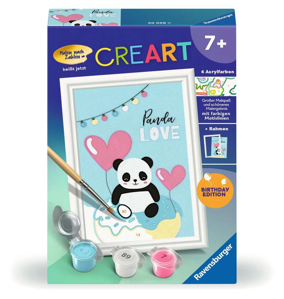 Ravensburger Malen Nach Zahlen 20058 - Panda Love – Kinder Ab 7 Jahren 4 Ravensburger Malen Nach Zahlen 20058 - Panda Love – Kinder Ab 7 Jahren – Bild 2