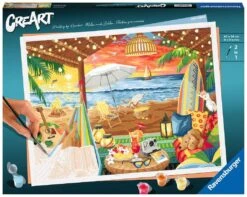 Ravensburger CreArt - Malen Nach Zahlen 20276 – Cozy Cabana – Ab 14 Jahren