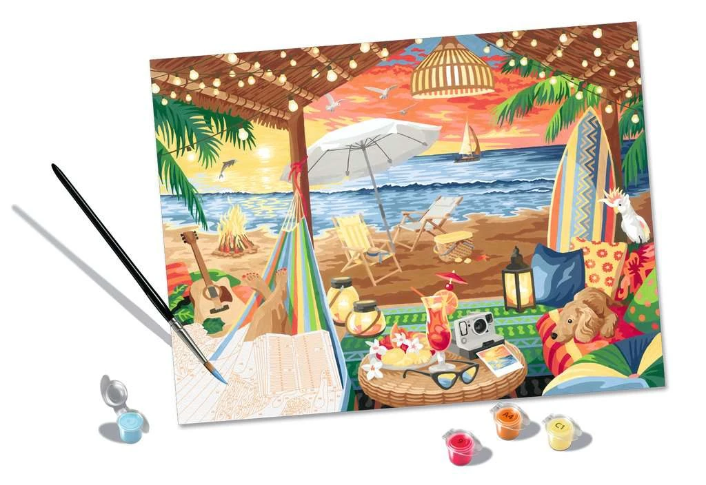 Ravensburger CreArt - Malen Nach Zahlen 20276 – Cozy Cabana – Ab 14 Jahren 5 Ravensburger CreArt - Malen Nach Zahlen 20276 – Cozy Cabana – Ab 14 Jahren – Bild 3