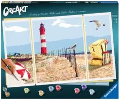 Ravensburger CreArt - Malen Nach Zahlen 20277 – Beside The Seaside – Ab 14 Jahren