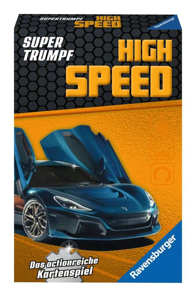 Ravensburger Kartenspiel, Supertrumpf High Speed 20687, Quartett Und Trumpf-Spiel Für Technik-Fans Ab 7 Jahren 3 Ravensburger Kartenspiel, Supertrumpf High Speed 20687, Quartett Und Trumpf-Spiel Für Technik-Fans Ab 7 Jahren