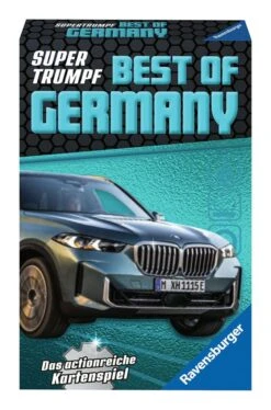 Ravensburger Kartenspiel, Supertrumpf Best Of Germany 20688, Quartett Und Trumpf-Spiel Für Technik-Fans Ab 7 Jahren