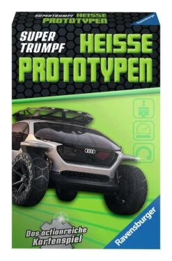 Ravensburger Kartenspiel, Supertrumpf Heiße Prototypen 20694, Quartett Und Trumpf-Spiel Für Technik-Fans Ab 7 Jahren