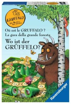Ravensburger Kinderspiele - 20833 - Wo Ist Der Grüffelo?- Brettspiel Für 2-4 Grüffelo-Fans Ab 4 Jahren
