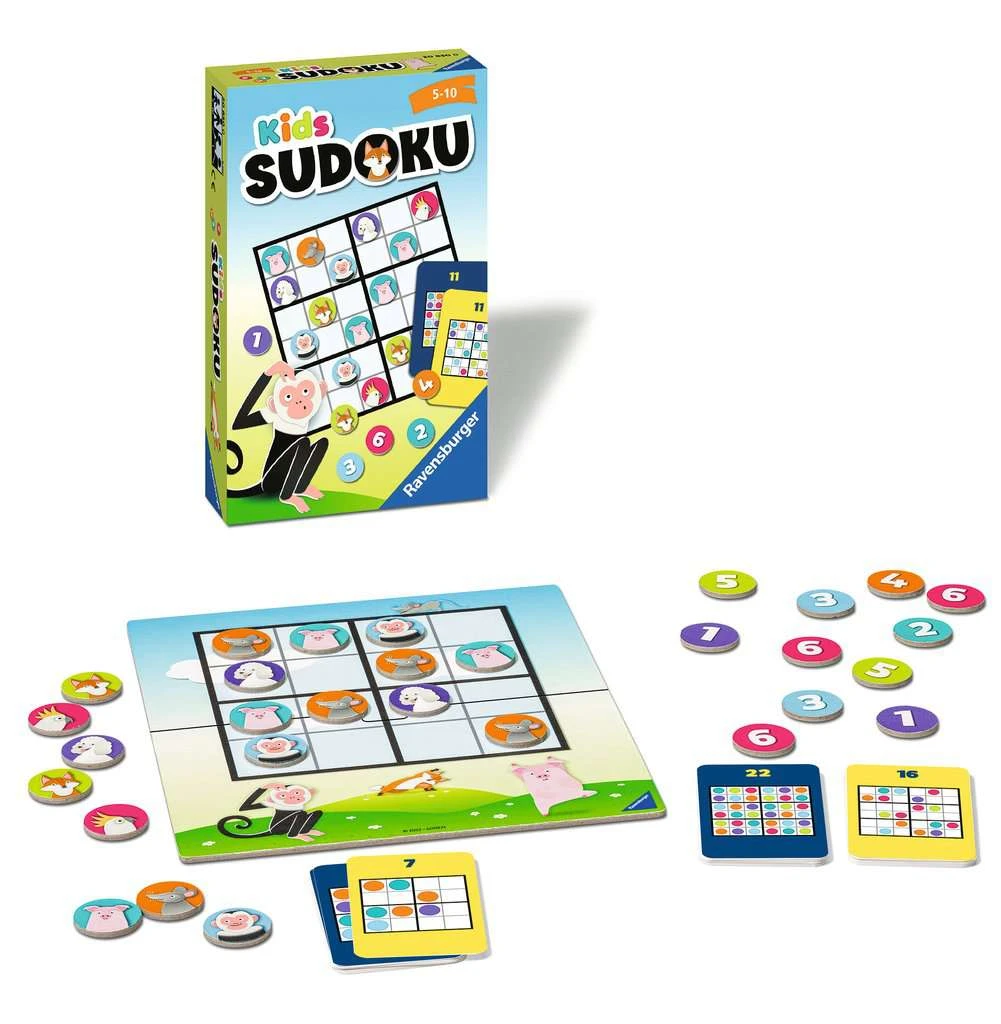 Ravensburger® -Kids Sudoku - 20850 - Logikspiel Für Ein Kind Von 5 Bis 10 Jahren 5 Ravensburger® -Kids Sudoku - 20850 - Logikspiel Für Ein Kind Von 5 Bis 10 Jahren – Bild 3