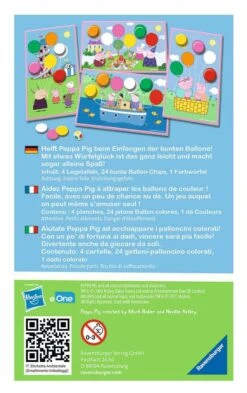 Ravensburger Mitbringspiel – 20853 – Peppa Pig Bunte Ballone – Lustiges Farbwürfelspiel Für Kinder Ab 3 Jahren