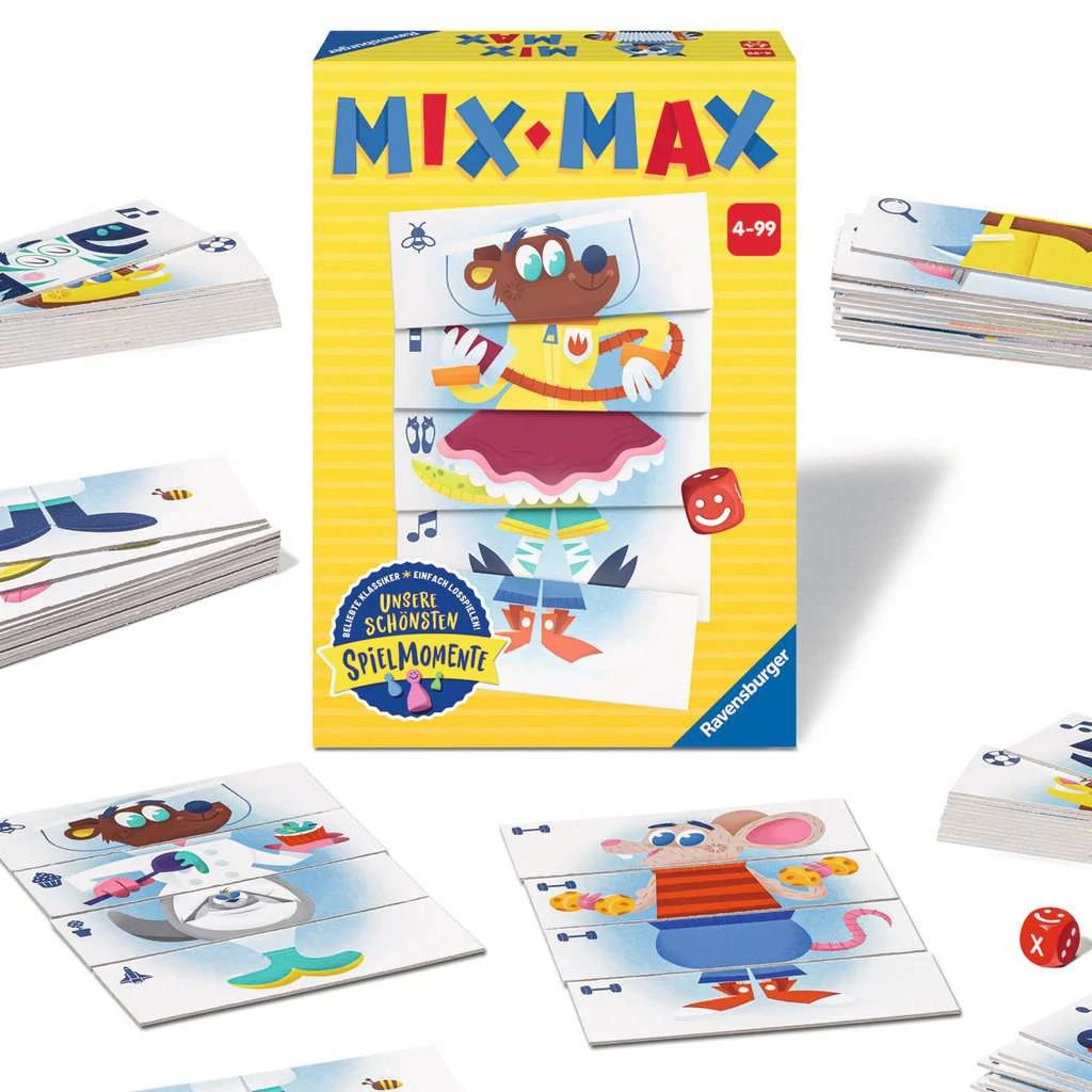 Ravensburger 20855 Mix Max - Tier-Legespiel Für 2-6 Spieler Ab 4 Jahren 6 Ravensburger 20855 Mix Max - Tier-Legespiel Für 2-6 Spieler Ab 4 Jahren – Bild 4