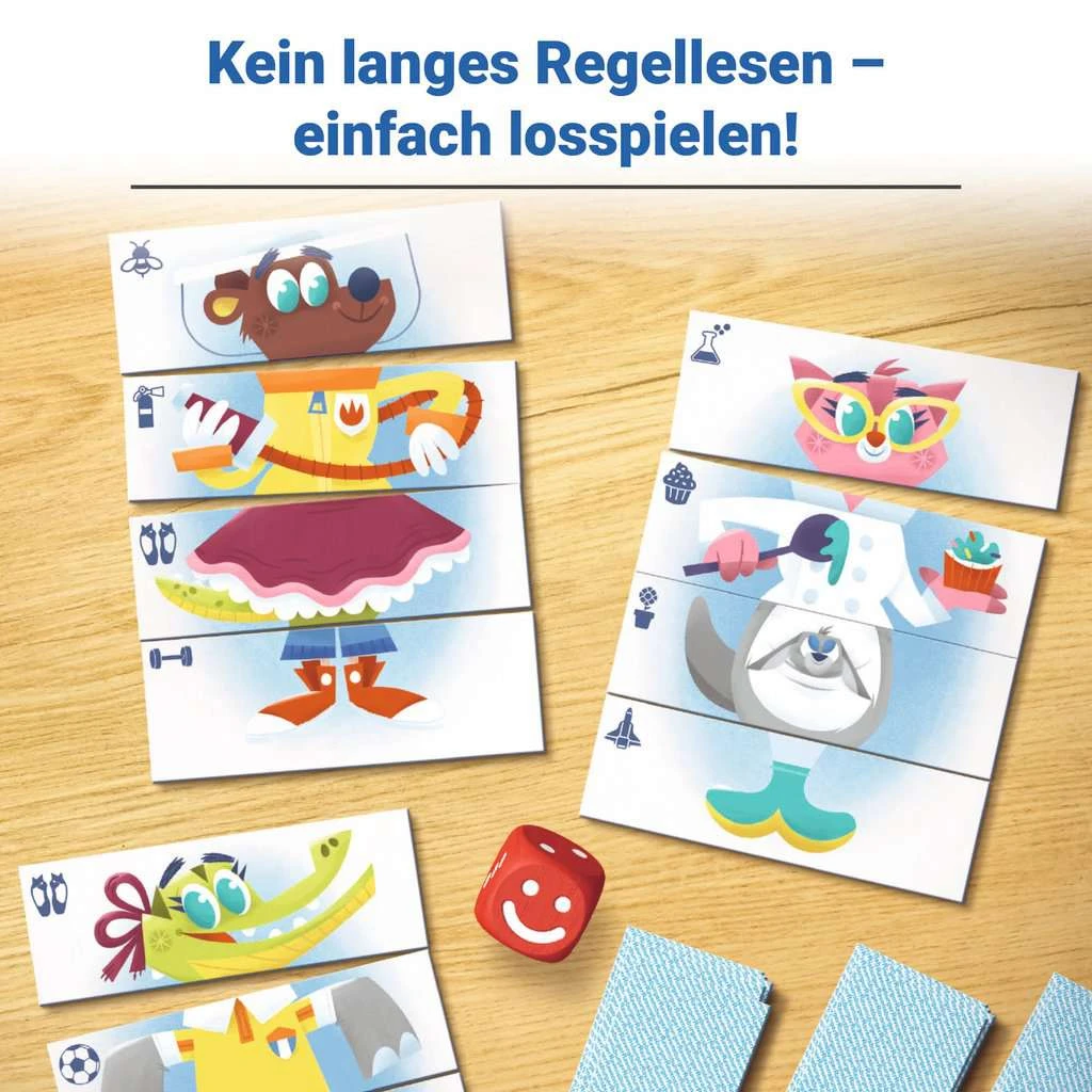 Ravensburger 20855 Mix Max - Tier-Legespiel Für 2-6 Spieler Ab 4 Jahren 9 Ravensburger 20855 Mix Max - Tier-Legespiel Für 2-6 Spieler Ab 4 Jahren – Bild 7