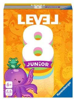 Ravensburger 20860 - Level 8 Junior, Die Junior Variante Des Beliebten Kartenspiels Für 2-5 Spieler Ab 6 Jahren / Kinderspiel / Familienspiel / Reisespiel / Perfekt Als Geschenk