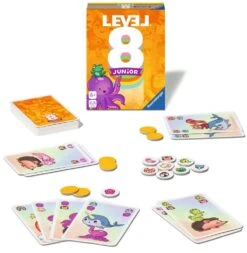 Ravensburger 20860 - Level 8 Junior, Die Junior Variante Des Beliebten Kartenspiels Für 2-5 Spieler Ab 6 Jahren / Kinderspiel / Familienspiel / Reisespiel / Perfekt Als Geschenk -Ravensburger Geschäft 20860 2