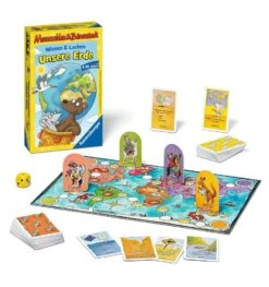 Ravensburger Mitbringspiel – 20873 – Mauseschlau&Bärenstark: Wissen Und Lachen Unsere Erde – Quiz- Und Aktionsspiel Mit Fragen Rund Um Unsere Erde - Für Kinder Ab 6 Jahren -Ravensburger Geschäft 20873 2
